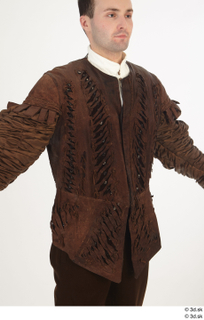 Photos Man in Historical Dress 16 14th century brown jacket…